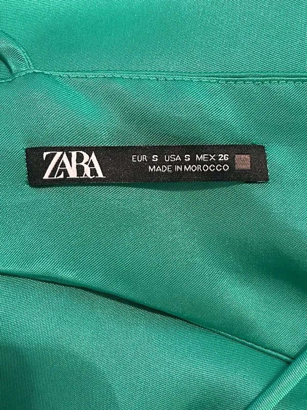 ZARA Satin Midi Dress. Size Small - Image 15