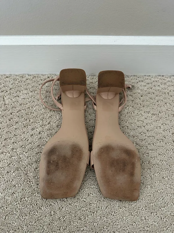 Steve Madden Nude Luxe Strappy Heels - Image 4