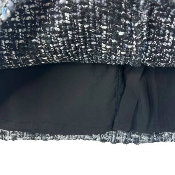 Tobi Strapless‎ Mini Dress M Black Grey Tweed Bodycon Fitted Chic Night Out - Image 8