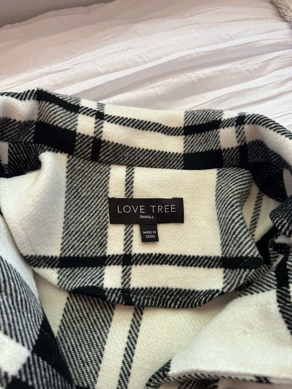 Black & White Checkered Shacket Multiple - Image 3