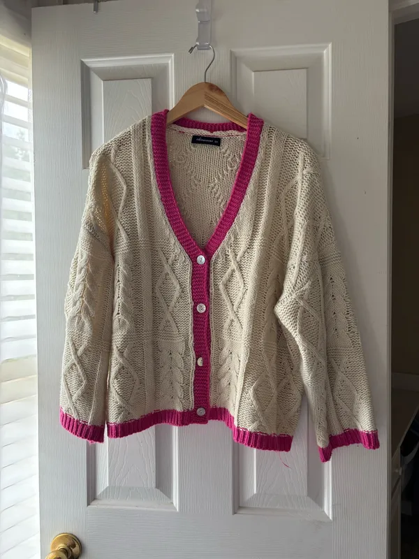 Bell Sleeve Sweater Tan Size S/M - Image 2