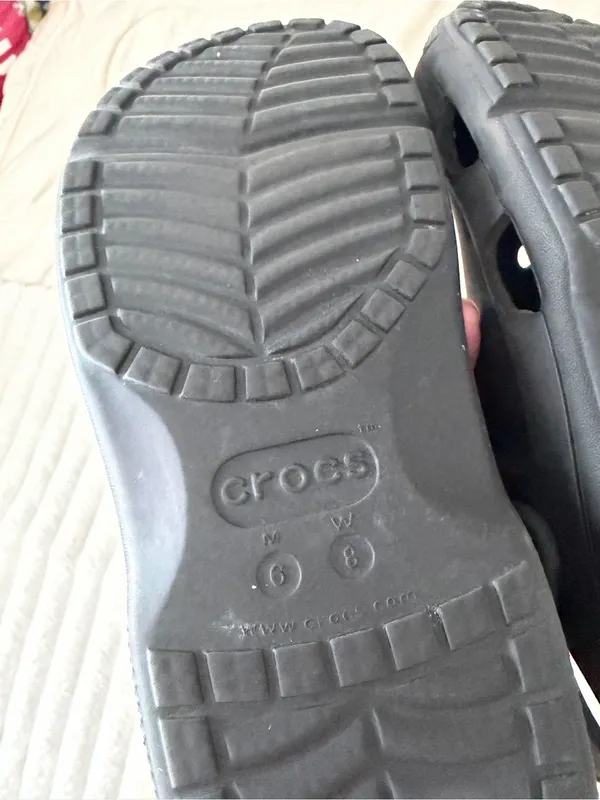 CROCS Classic Clogs in Black Women’s 8 - Image 4