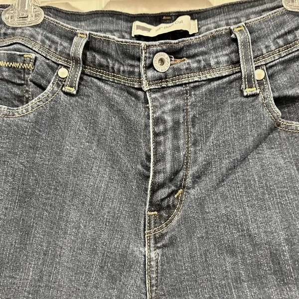 Levis 515 Mid Rise Boot‎ Cut Jeans Womens 12 Med Wash Blue Flap Pocket Denim Y2K - Image 4