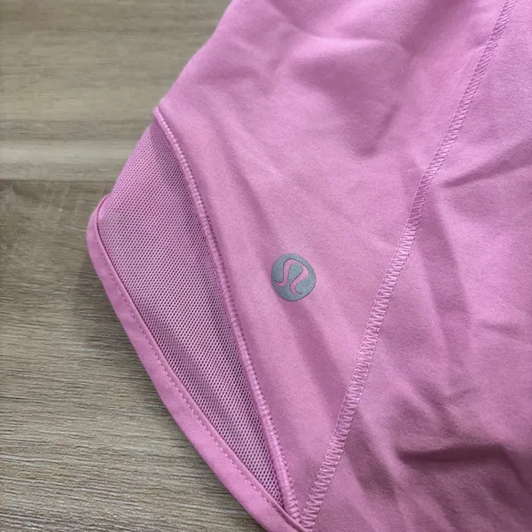 Lululemon Hotty Hot High-Rise Lined Short 2.5" Pink Frosting Women Size 12 - Image 4
