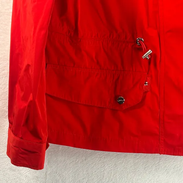 Lauren Active Ralph Lauren Red Utility Field Jacket XL Drawstring Waist - Image 5