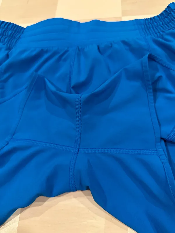 lululemon hotty hot high rise hr lined short 4” long poolside blue 6 W7AYXT - Image 7