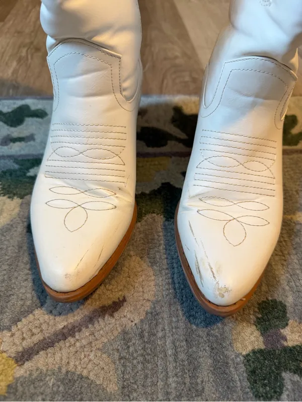 Pierre Dumas Wilder White Cowboy Boots - Image 3