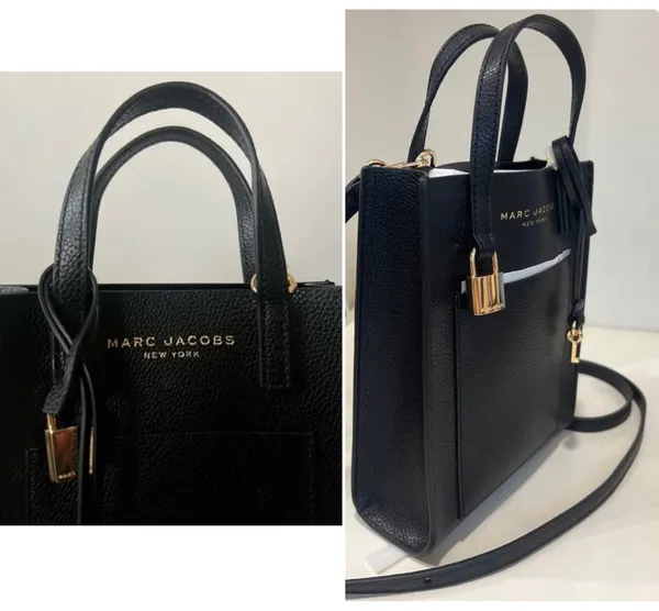 Marc Jacobs Black Leather Small Tote - Image 14
