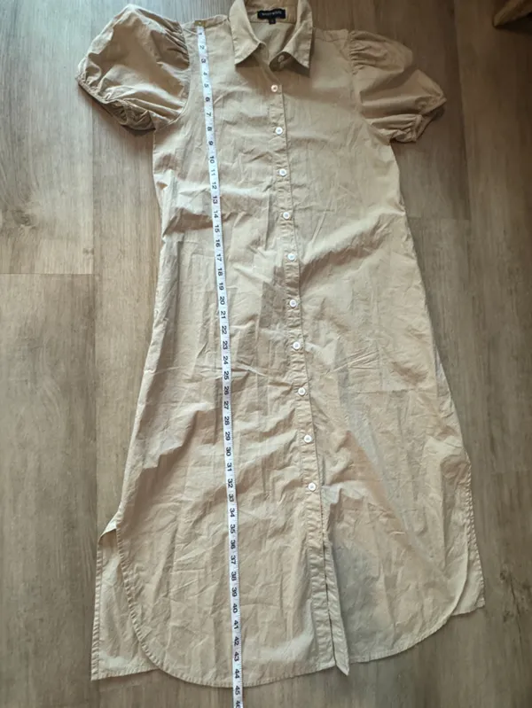 Wyatt Wylde Taylor Shirt Dress Preppy Classic Sz S - Image 4