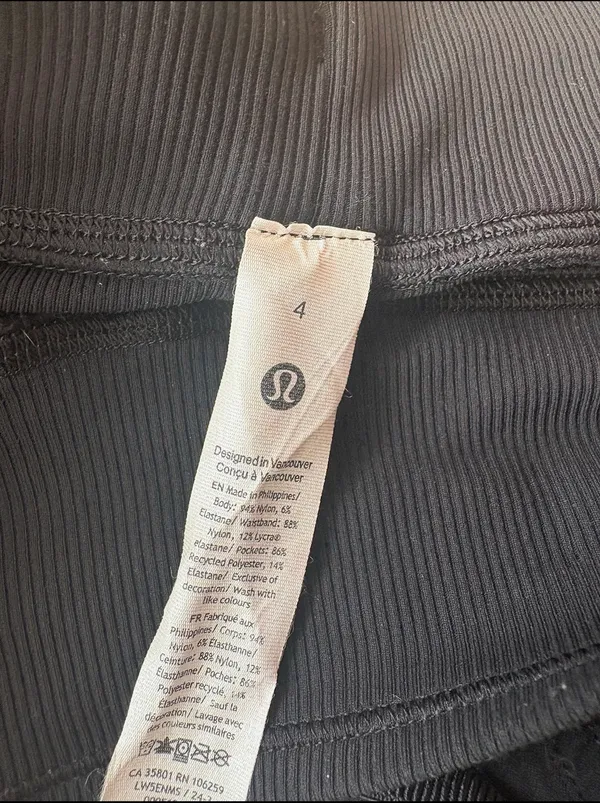 Lululemon Dance Studio Joggers Black 4 Mid-Rise - Image 2
