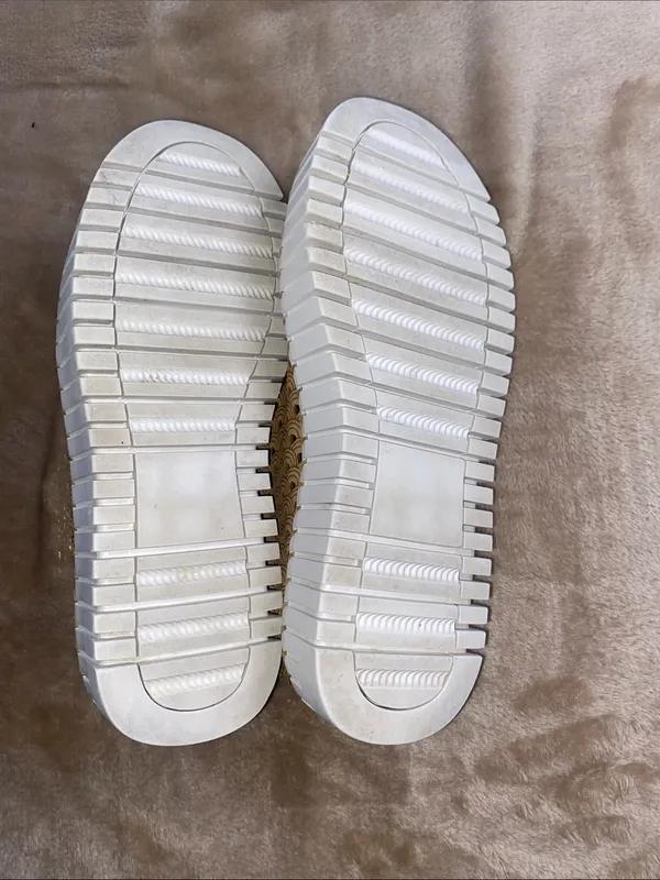 Women's Tan Slip-On Perforated Casual Sneakers - Image 6
