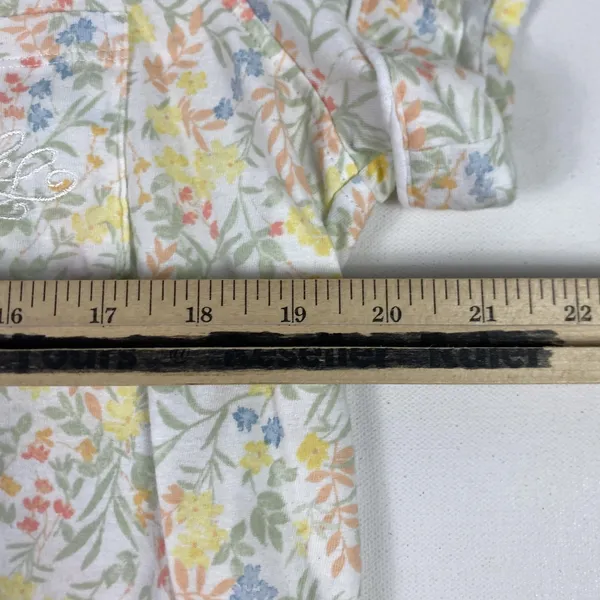 Lauren Ralph Lauren Pajama Shirt‎ Womens Large White Floral Print Top Sleepwear - Image 6