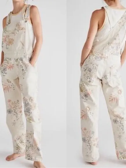 Free people we the free ziggy doodle overalls - Image 5