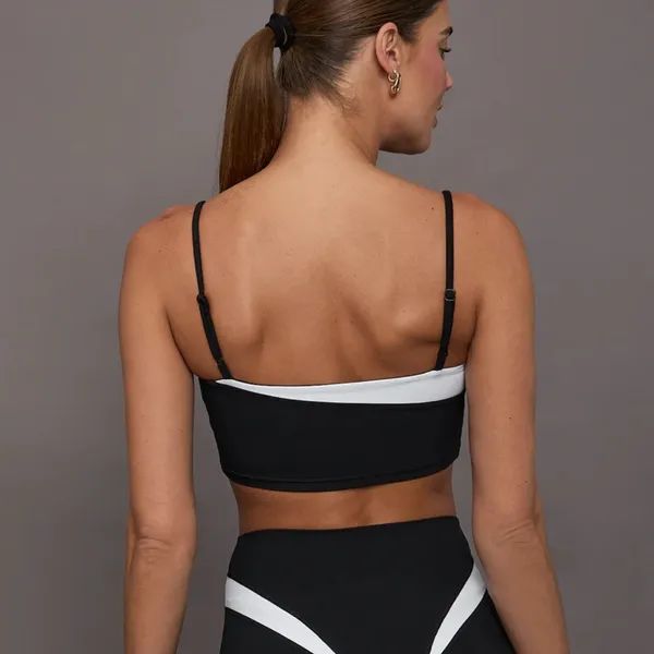 Carbon38 Spliced Colorblock Bra - Image 4