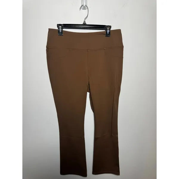 Halara Flex™ High Waisted Back Side Pocket Slight Flare Work Pants XL NEW - Image 3