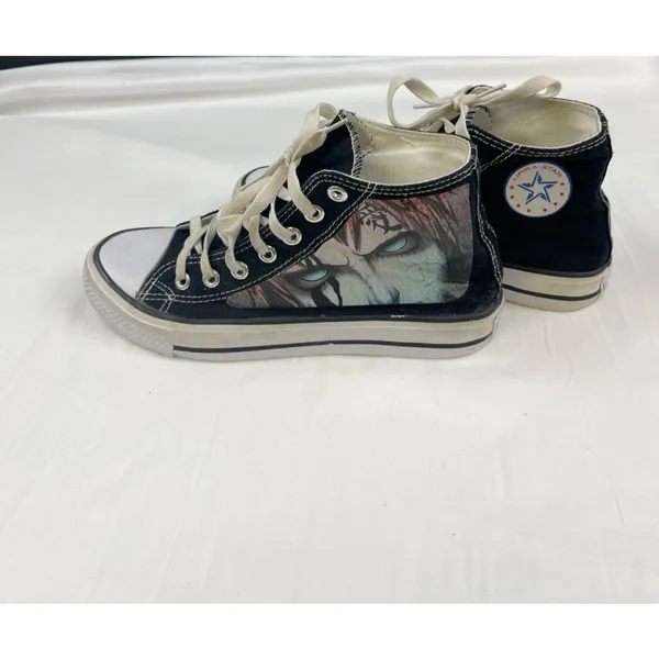 Lipira Star Canvas Naruto Hi top Skate Shoes womens size 8 SKU 4174 - Image 3