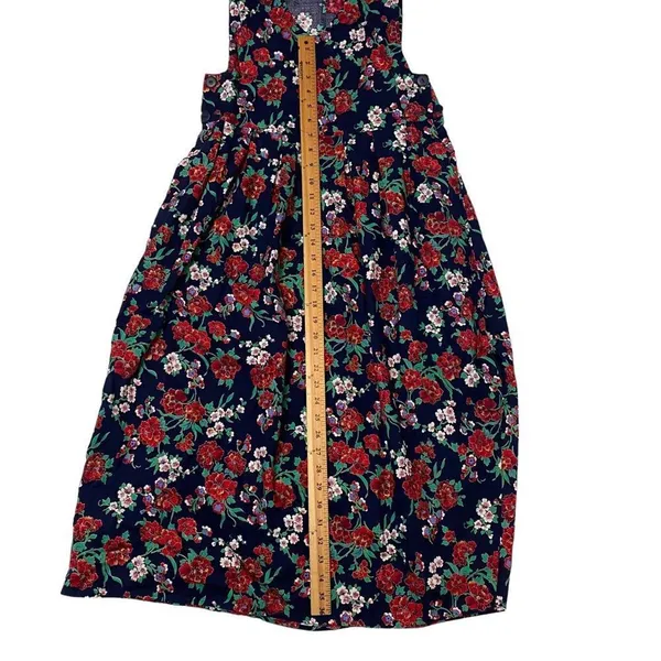 Vintage 80's‎ 90's Bryn Connelly 8 Floral Doilie Floral Print Cottage core Dress - Image 11