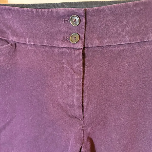LOFT Purple Boot Cut Trousers‎ Dress Pants Women's Size 10 - Image 4