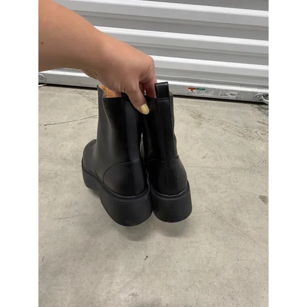 Wild Fable Womens Black Front Zip Chunky Platform Ankle Boots Size 11 NWT - Image 6