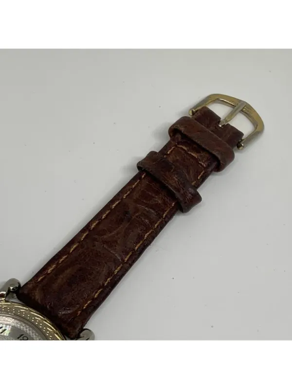 Vintage La express women’s silver gold tone watch 29mm quartz analog running - Image 4