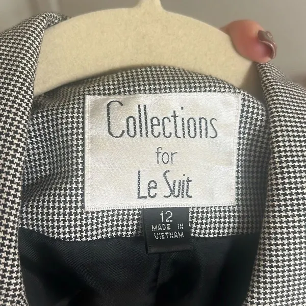 ✨Collections for Le Suit Short Sleeve Grey Button Down Sz 12 Blazer✨ - Image 3
