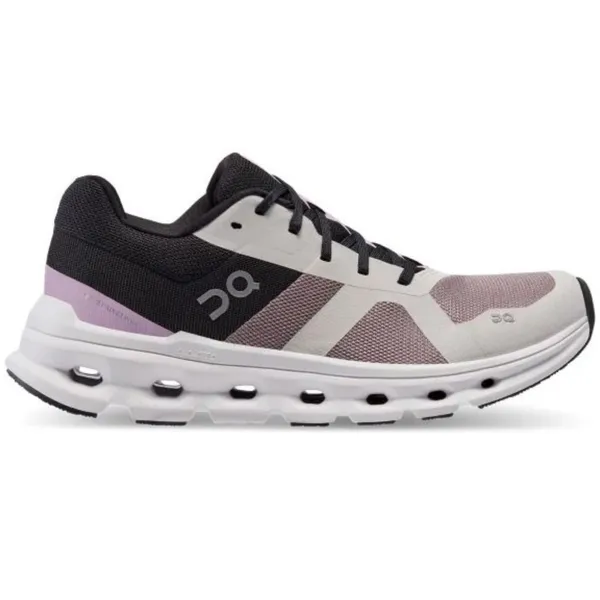 On Cloudrunner Running Shoes in the Heron/Black Colorway. Size 7.5 - Image 3