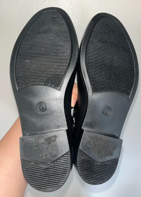 Black Chelsea Rain Boots Size 6 - Image 4