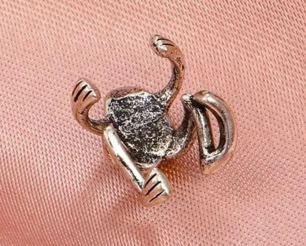 Frog ear cuff Gray - Image 3
