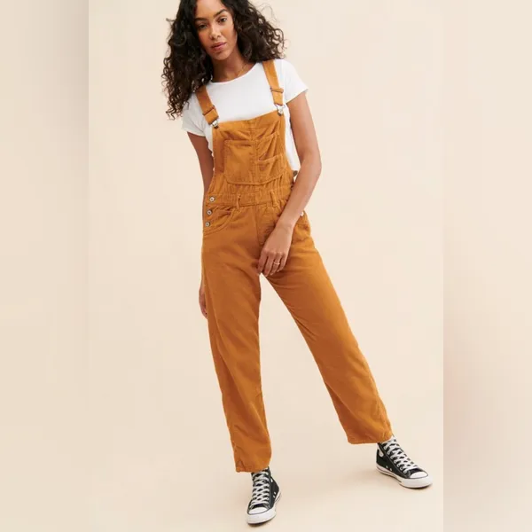 Free people ziggy cord overall jumpsuit - Image 6