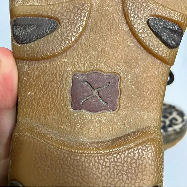 Twisted X cheetah print driving Mocs leather animal print women’s size 8.5‎ - Image 7