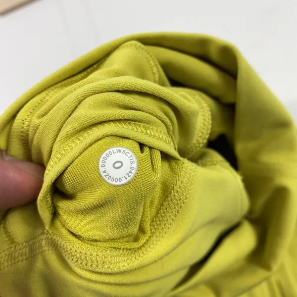 Lululemon Align High Rise Leggings Pants Womens 0 Yellow Yoga Activewear LW5CTLS - Image 7