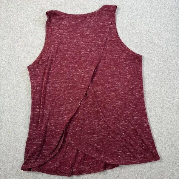 Bulldogs Since Forever Blue 84 Tank Top Women's XL Maroon Heathered Cross Back - Image 10