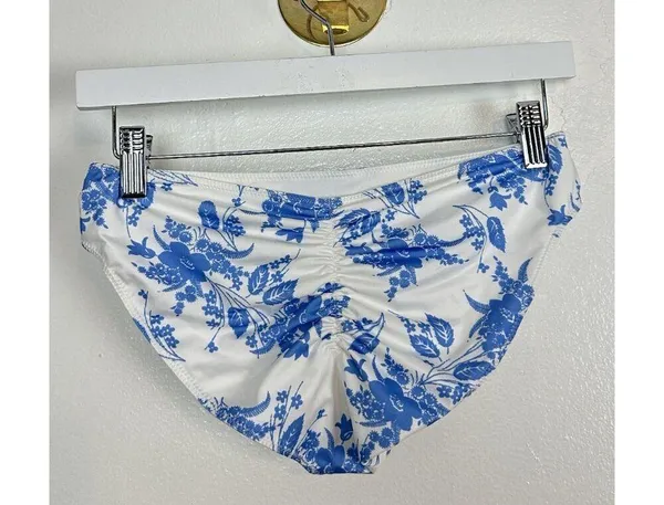LOVESHACKFANCY Swim Massimo Bikini Set in Cobalt Pop Size Small - Image 11