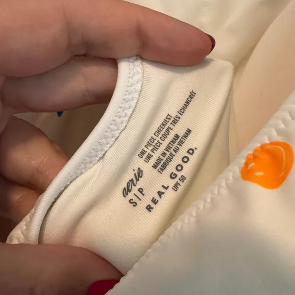 NWOT Aerie Smiley® Birthday‎ Scoop Cheekiest One Piece Swimsuit S - Image 7