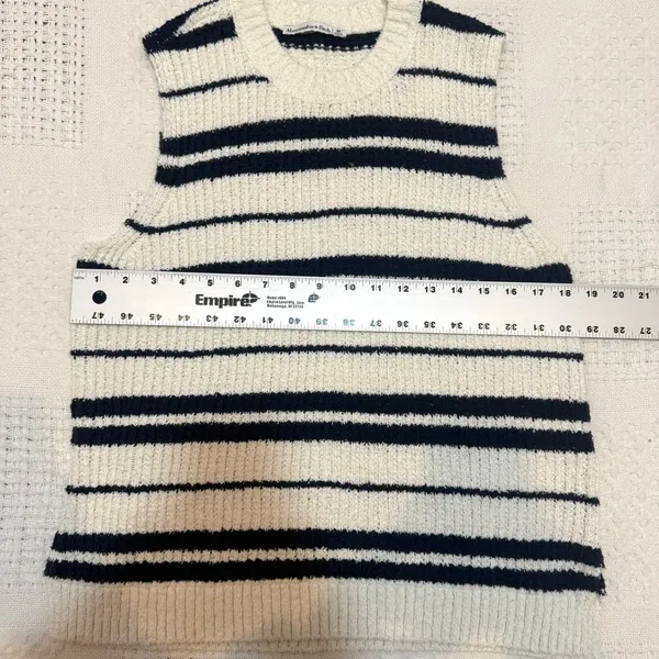 Abercrombie & Fitch M Textural crew sweater shell tank SP2 3596 - Image 3