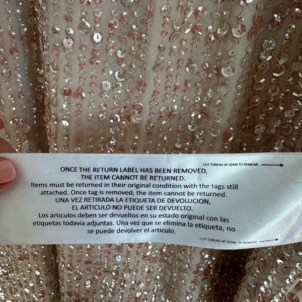 Mac Duggal Sequin Long‎ Puff Sleeve Cocktail Midi - Image 7