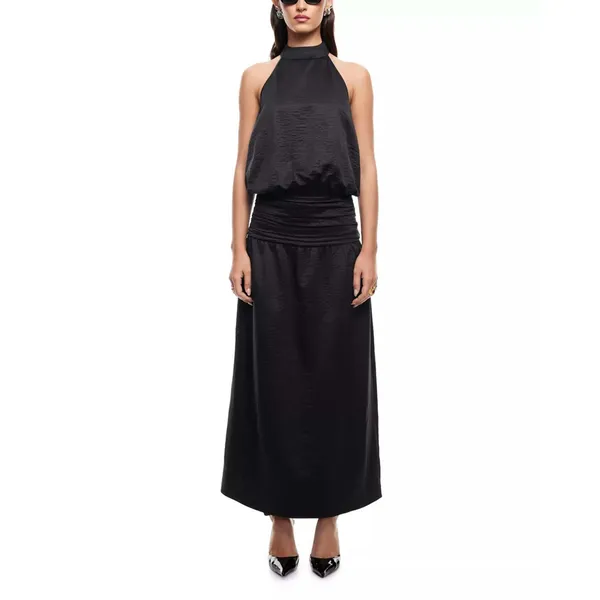 Lioness Sylvie Mock Neck Maxi Dress Size‎ Large - Image 6