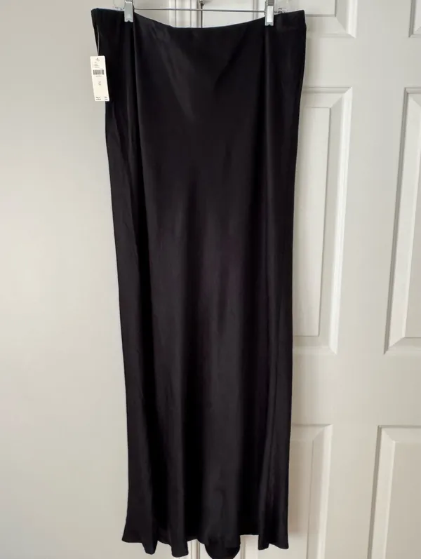 Anthropologie The Tilda Maxi Slip Skirt, Size XL - Image 9