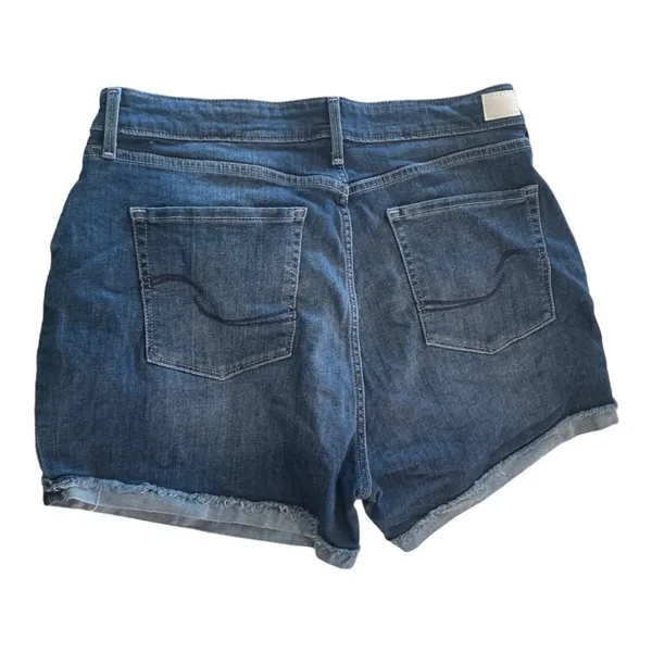 Levi's 16 33 high rise signature denim short jean cut off - Image 2
