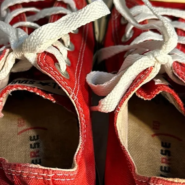 Converse All Stars Red Size Men’s 4. Women’s 6 - Image 5