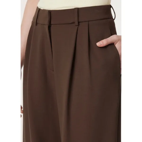 OGLmove Brown Pleated Wide Leg Palazzo Pants Trousers Size Large L New NWT - Image 6