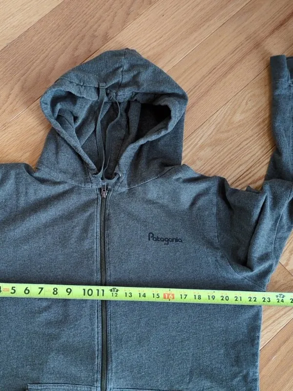 Patagonia 1973 Womens XL Gray Full Zip Hoodie Common Threads Partnership - Image 14