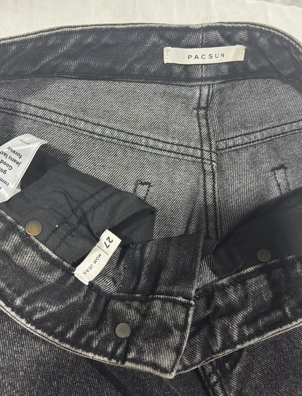 PacSun Black Mom Jeans - Image 3