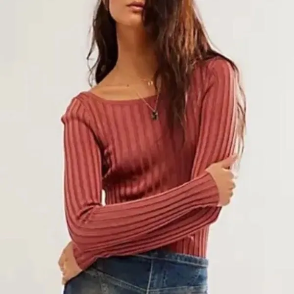 NWOT Free People Hits Different Lace-Up Top in Rusted Coral Sz S - Image 7