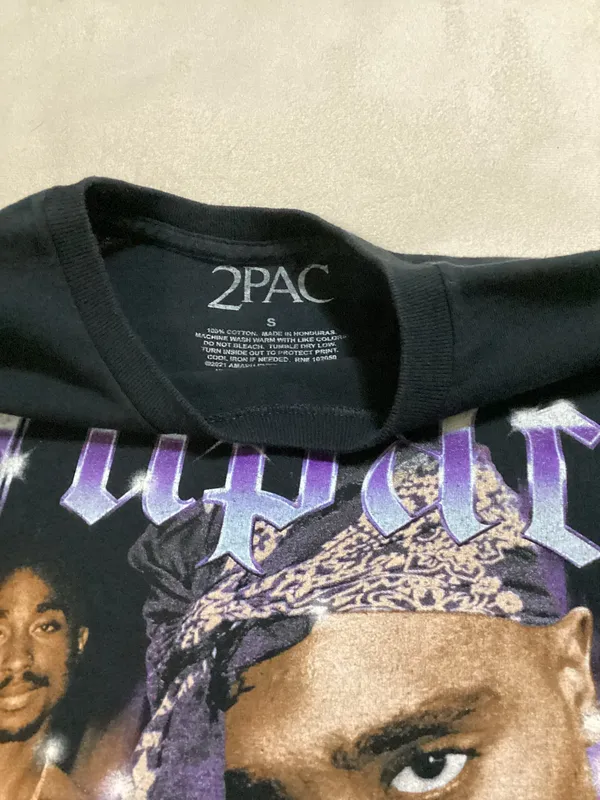 Tupac Urban Outfitters All Eyez On Me Hip-Hop T-Shirt S - Image 3