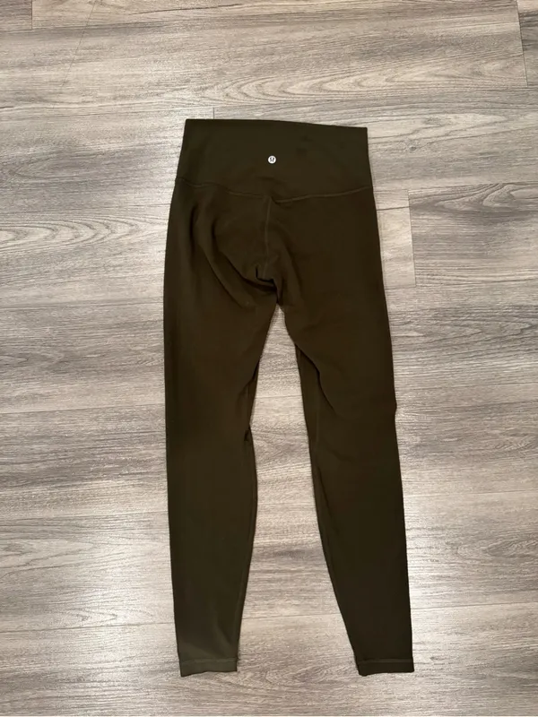 Lululemon Align Pant *Full Length 28" Dark Olive Size 8 - Image 3