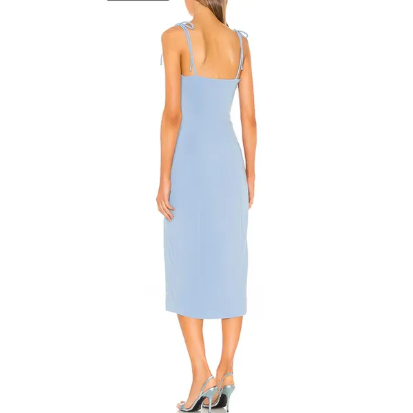 Camila Coelho Aaliyah Midi Dress Periwinkle Blue Womens Size Small - Image 2