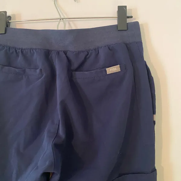 FIGS Navy Blue Zamora Jogger Scrub Pants Uniform Nurse Doctor Women's size Small - Image 6