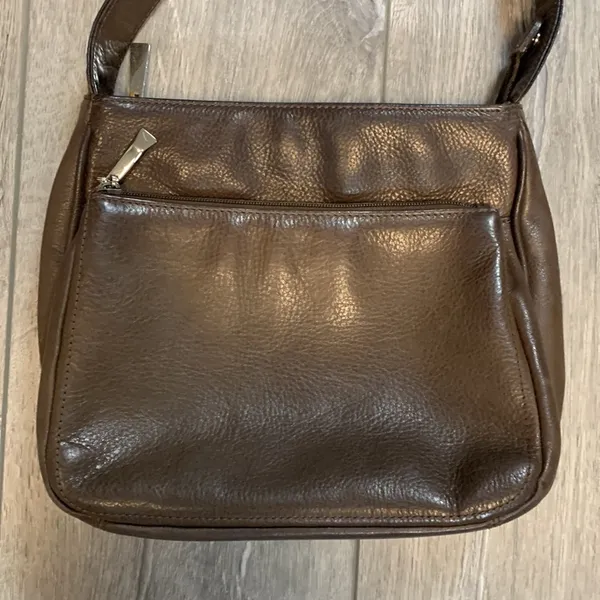 Vintage Wilson’s Leather Dark Brown Leather Purse - Image 2