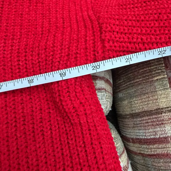 Sanctuary Vibrant Red Crew Neck Sweater - Image 7